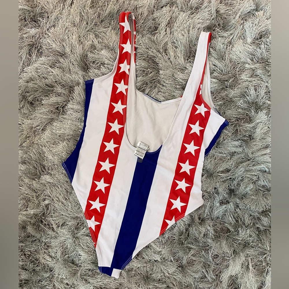 Patriotic one piece swimsuit - Picture 2 of 6